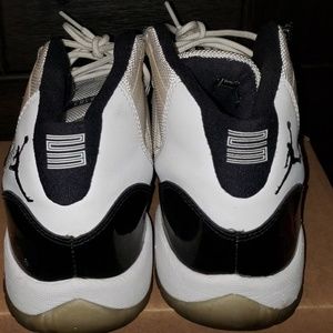 Retro 11s, White and black concords